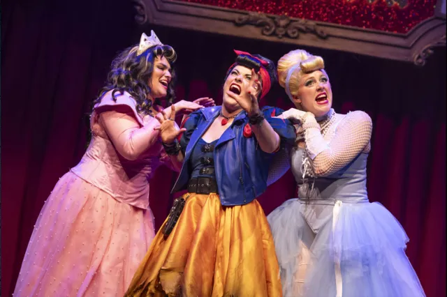 Roshaan Saulnier, Lois Glenister and Rosie Napper in Disenchanted!