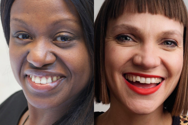 Angela Caesar and Pippa Duffy, photos supplied by the productio