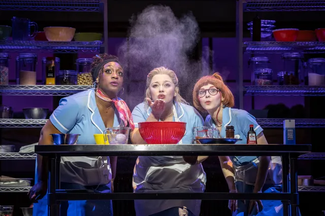 Sandra Marvin, Carrie Hope Fletcher and Evelyn Hoskins in Waitress