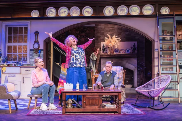 Allegra Elizabeth Bower, Maureen Lipman, John Middleton Photo Marc Brenner