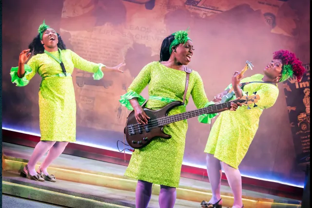 Shekinah Mcfarlane, Chioma Uma et Emmanuella Chede dans Little Shop of Horrors
