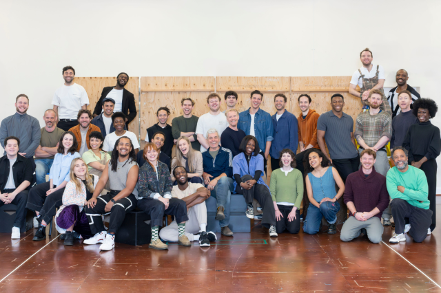 The cast of Game Of Thrones The Mad King, photo by Johan Persson