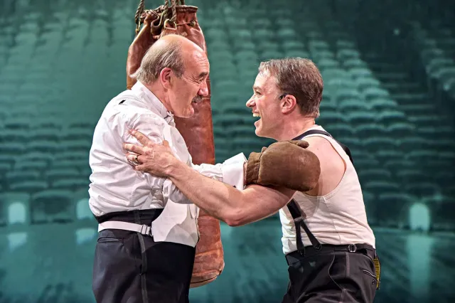 David Haig and Hadley Fraser in Magic