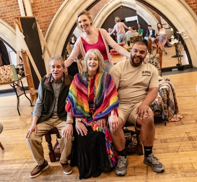 ALLEGRA 6 John Middleton ( Ronan) Maureen Lipman ( Allegra) Bailey Patrick Harris ( PC Rogers) Elizabeth Bower (Anna) Photo Danny Kaan