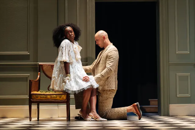 Tiwa Lade and Jamael Westman in An Ideal Husband