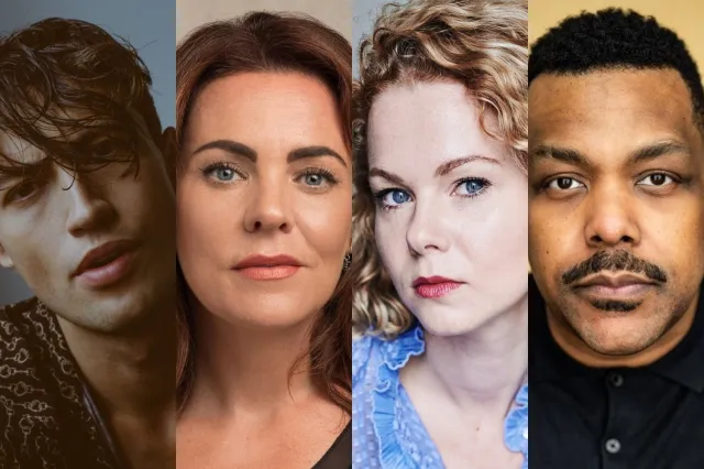The four lead cast members in Thelma & Louise