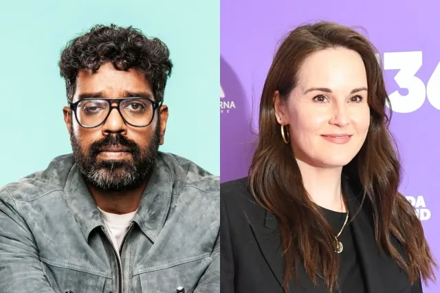 Romesh Ranganathan and Michelle Dockery