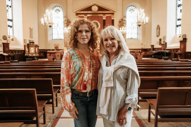 Bernadette Peters and Elaine Paige