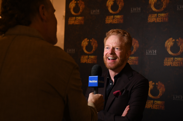 Jesse Tyler Ferguson à l'ouverture de Jesus Christ Superstar plus tôt cette semaine, photo de WhatsOnStage