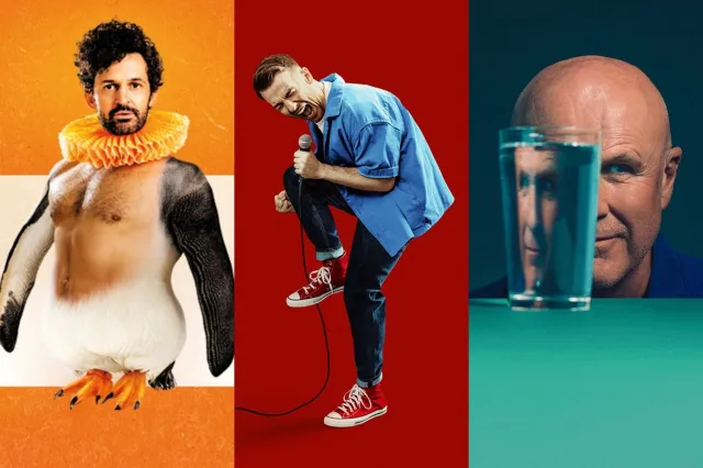 Artwork for the three shows,