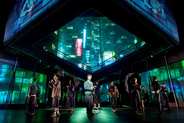 Xander Pang and the cast of Death Note: The Musical
