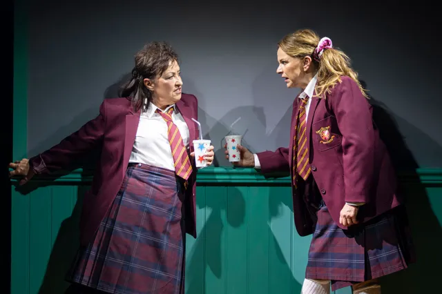 Ria Jones and Sally Ann Triplett in Fourteen Again