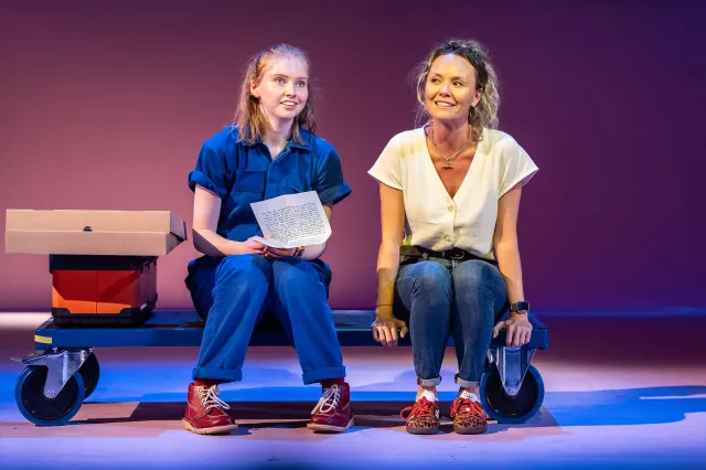 Alex Keenan and Charlie Brooks in The Curious Incident of the Dog in the Night-Time
