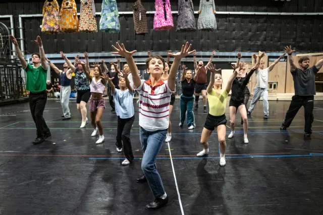Billy Elliot in rehearsals