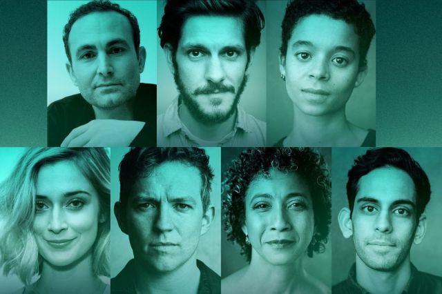 The seven performers joining the cast, headshots provided uncredited