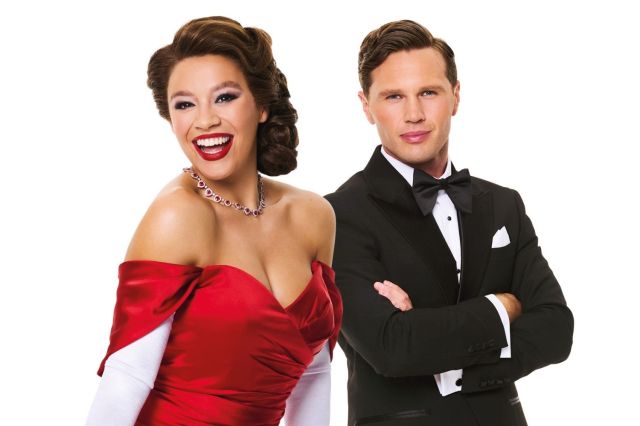 Molly Rainford and Danny Walters in character, artwork provided uncredited